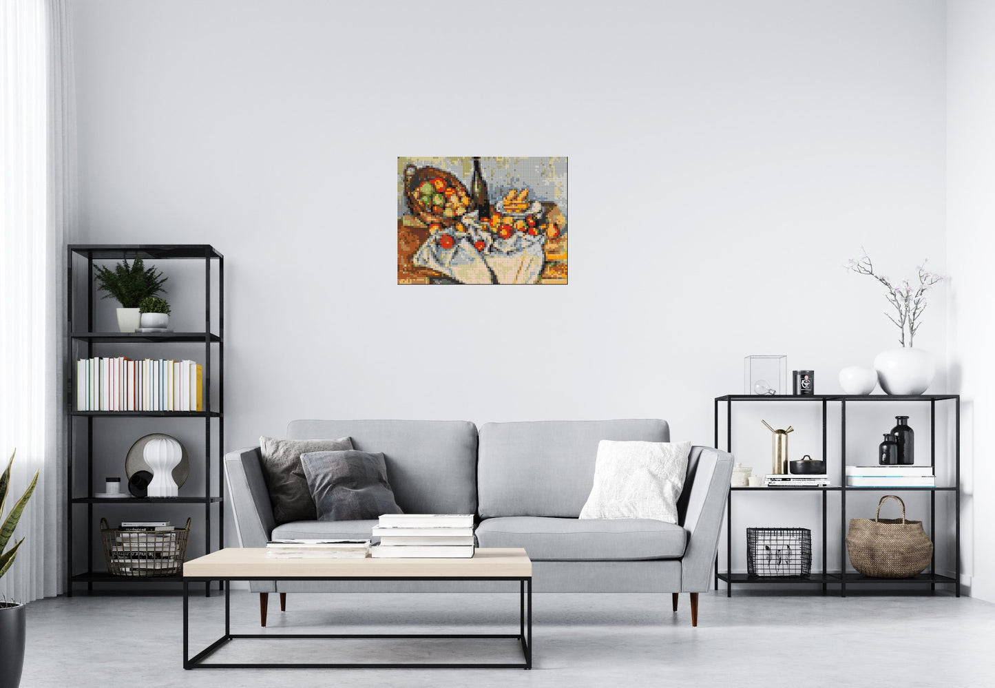 Basket of Apples by Paul Cézanne - Brick Art Mosaic Kit 4x3 large