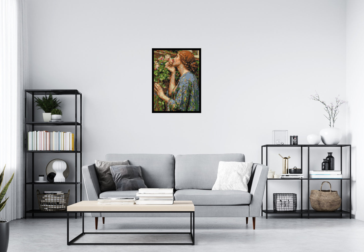The Soul of The Rose by J. W. Waterhouse - Brick Art Mosaic Kit 3x4 large