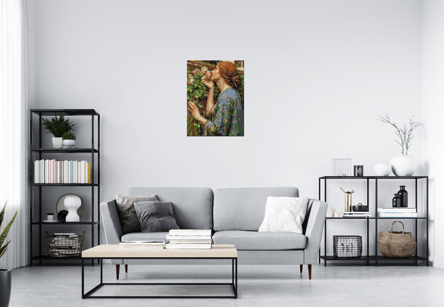 The Soul of The Rose by J. W. Waterhouse - Brick Art Mosaic Kit 3x4 large