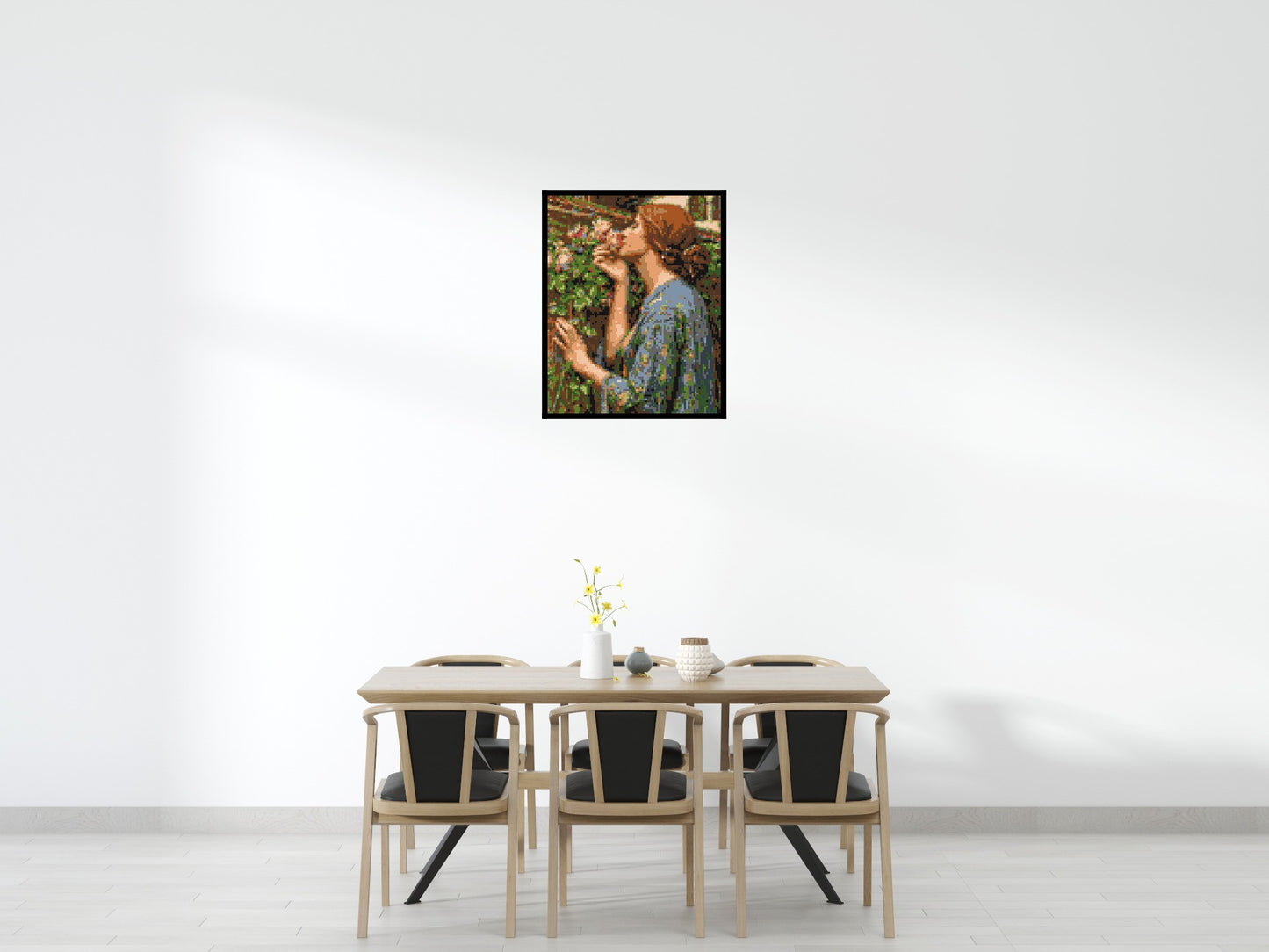 The Soul of The Rose by J. W. Waterhouse - Brick Art Mosaic Kit 4x5 large