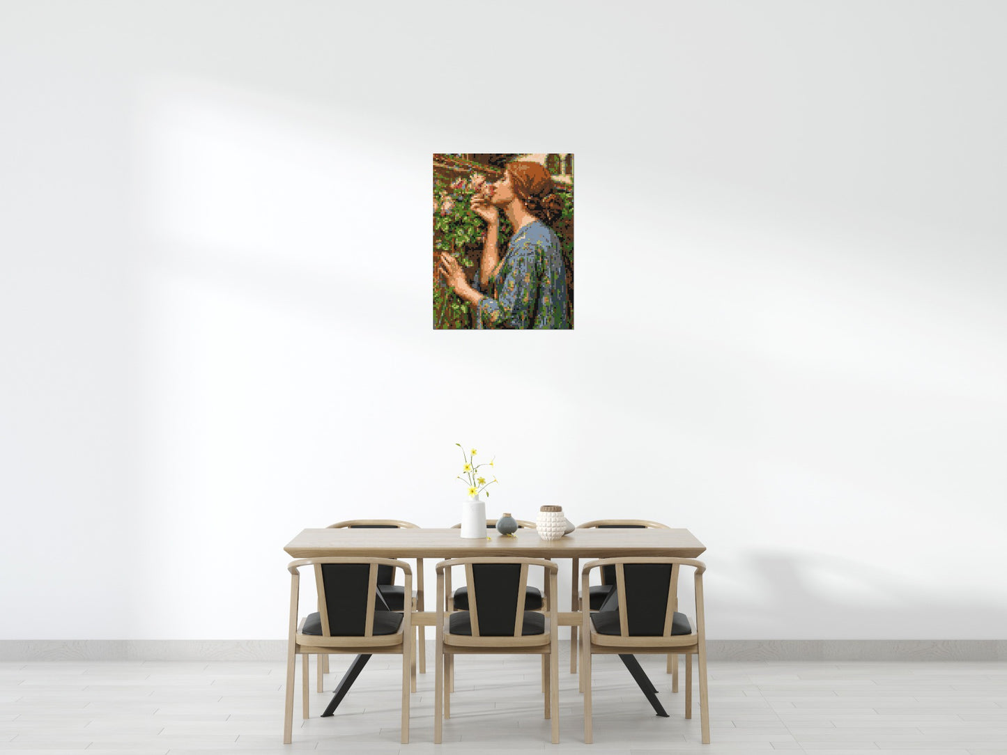 The Soul of The Rose by J. W. Waterhouse - Brick Art Mosaic Kit 4x5 large