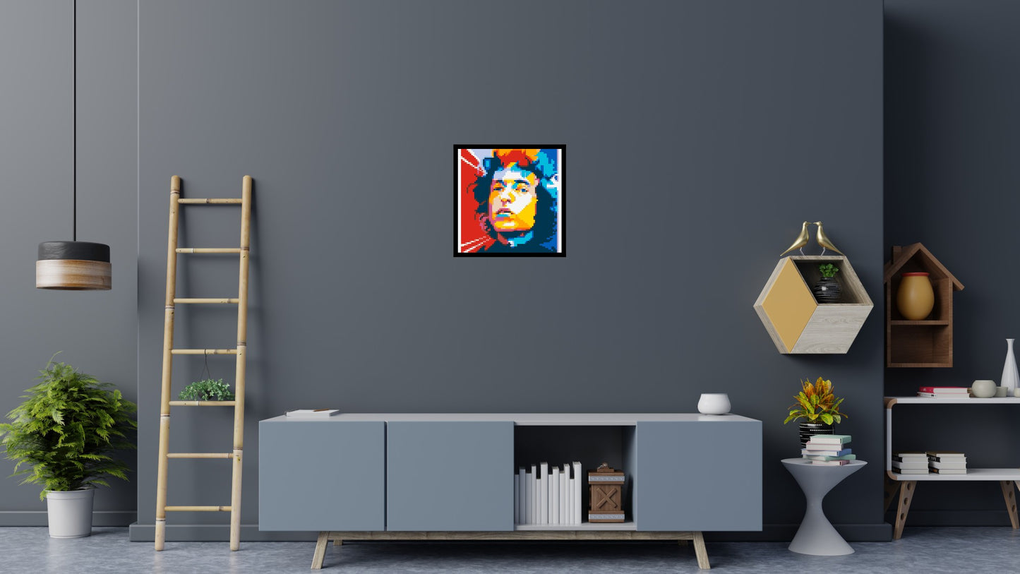 Bob Dylan - Brick Art Mosaic Kit 3x3 large