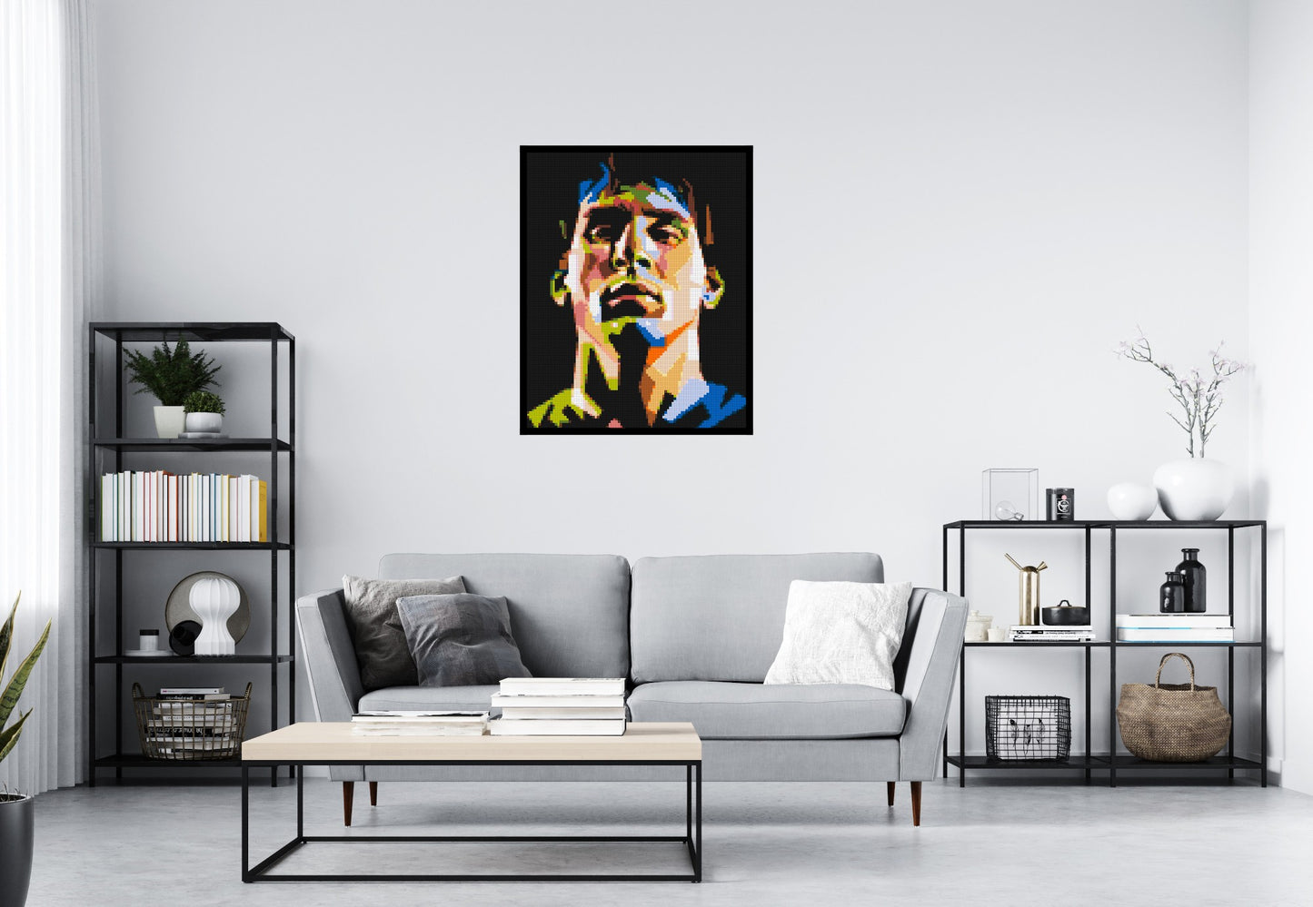 Lionel Messi - Brick Art Mosaic Kit 4x5 large