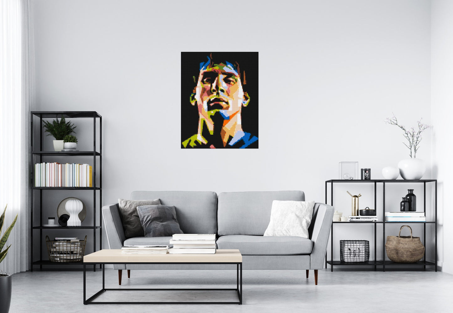Lionel Messi - Brick Art Mosaic Kit 4x5 large