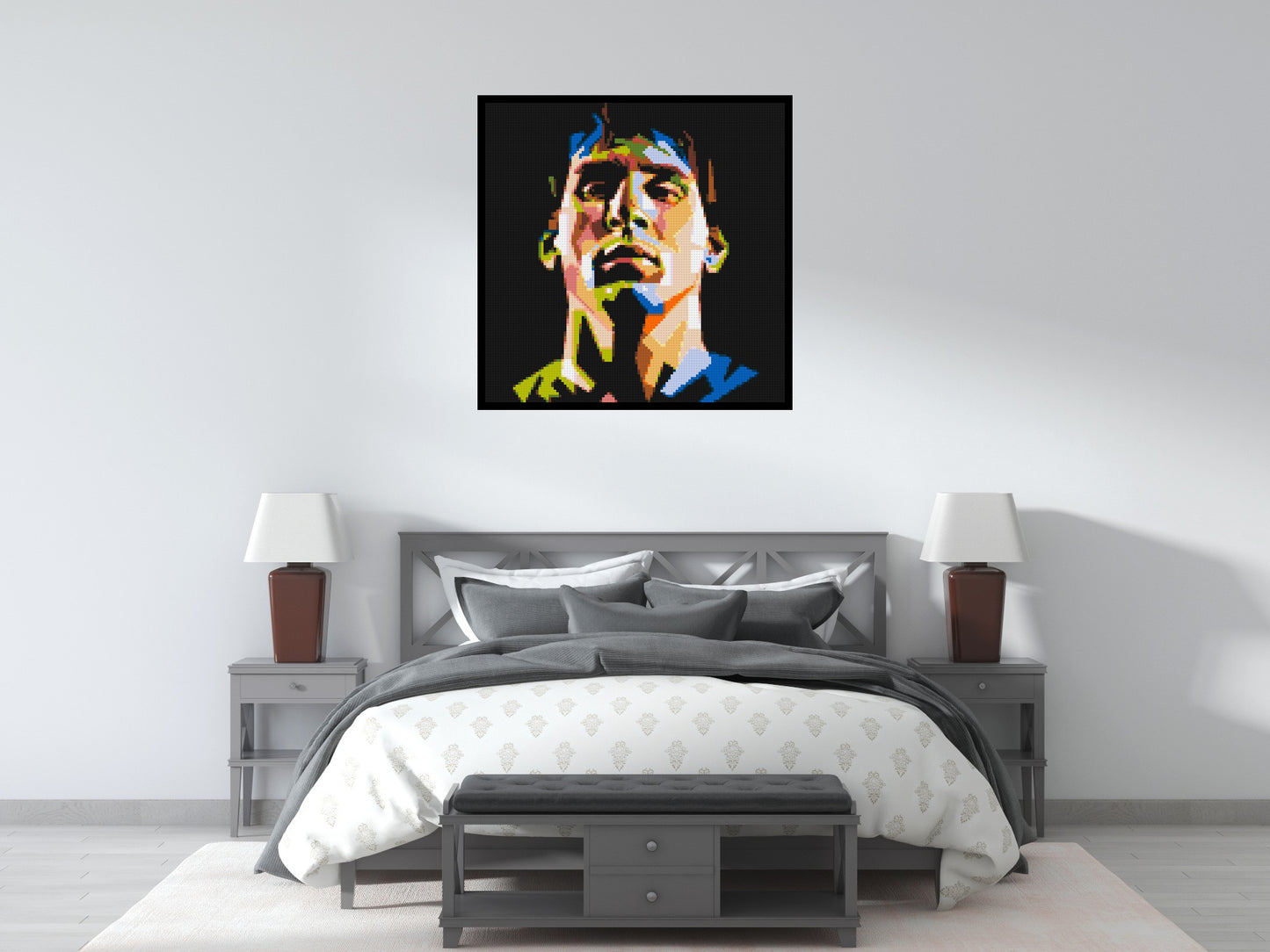 Lionel Messi - Brick Art Mosaic Kit 5x5 large