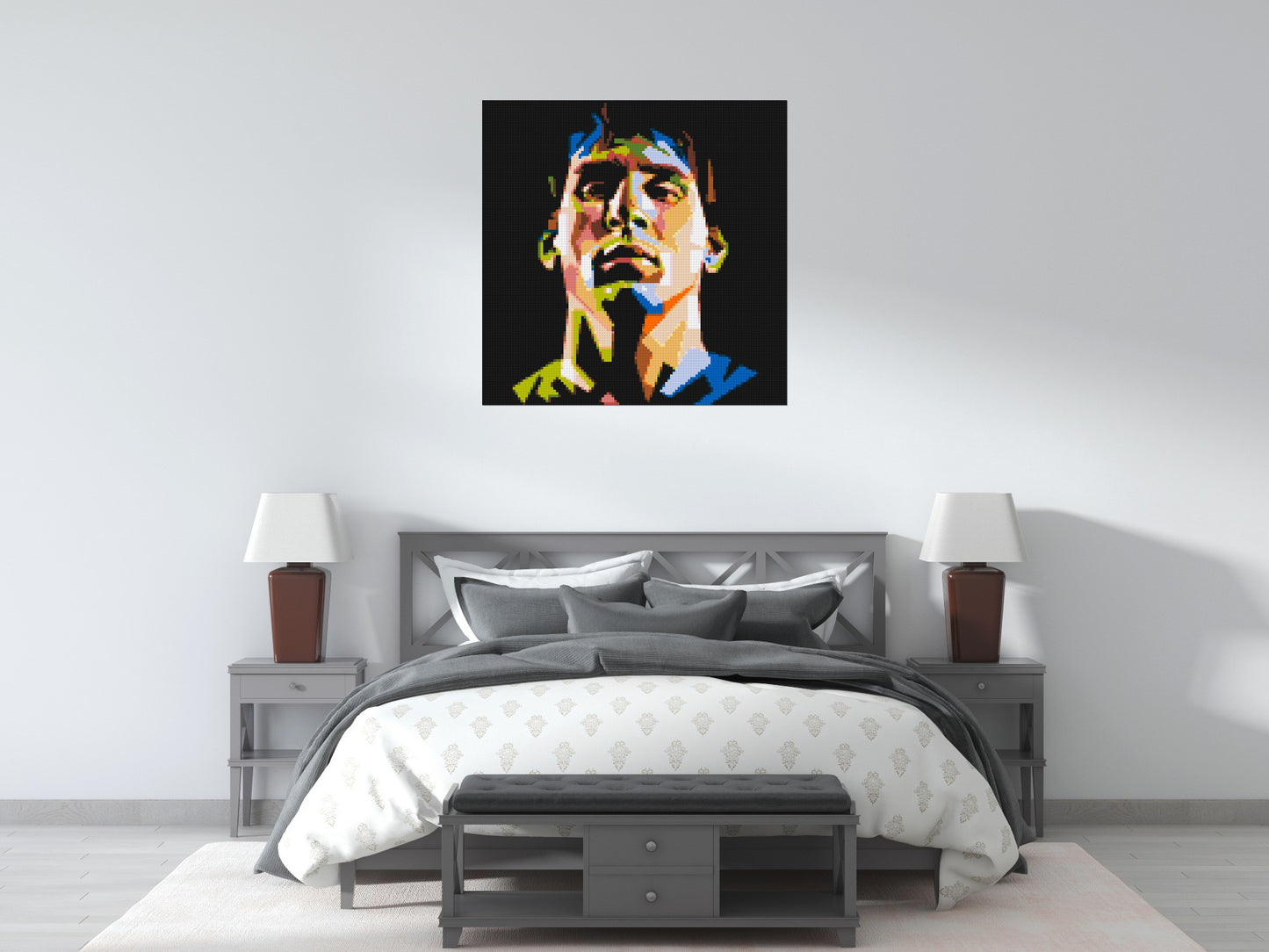 Lionel Messi - Brick Art Mosaic Kit 5x5 large