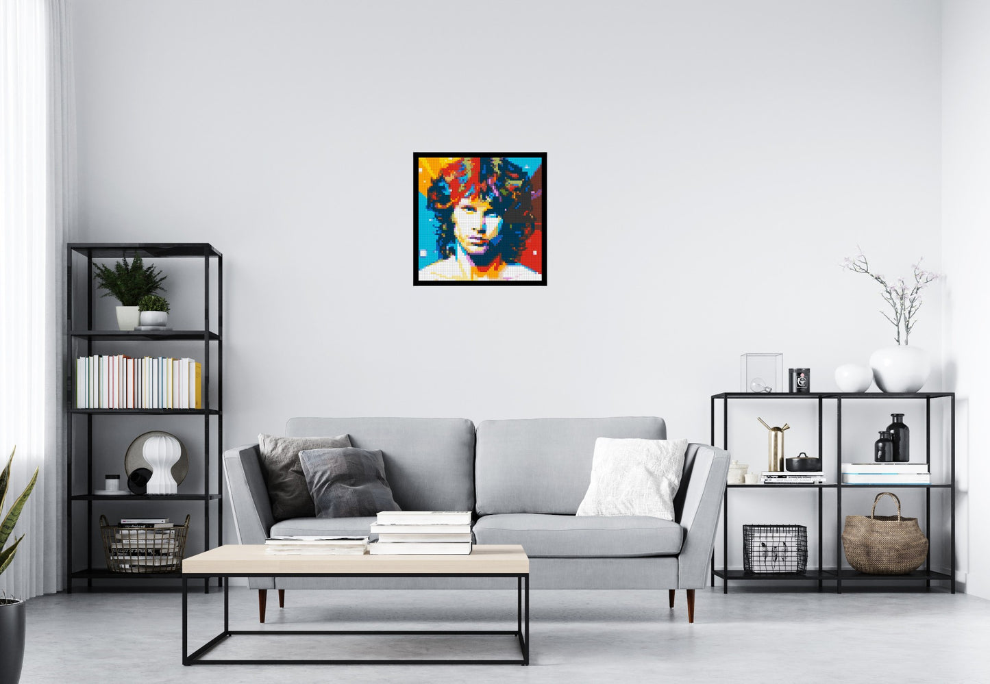 Jim Morrison - Brick Art Mosaic Kit 3x3 large