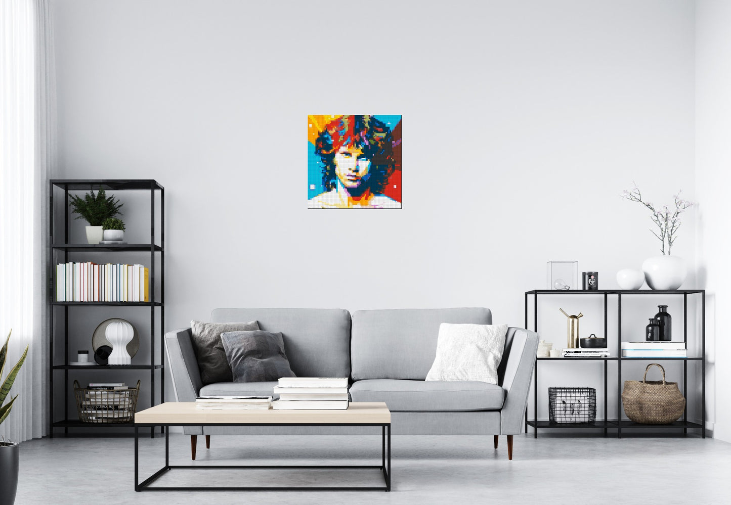 Jim Morrison - Brick Art Mosaic Kit 3x3 large
