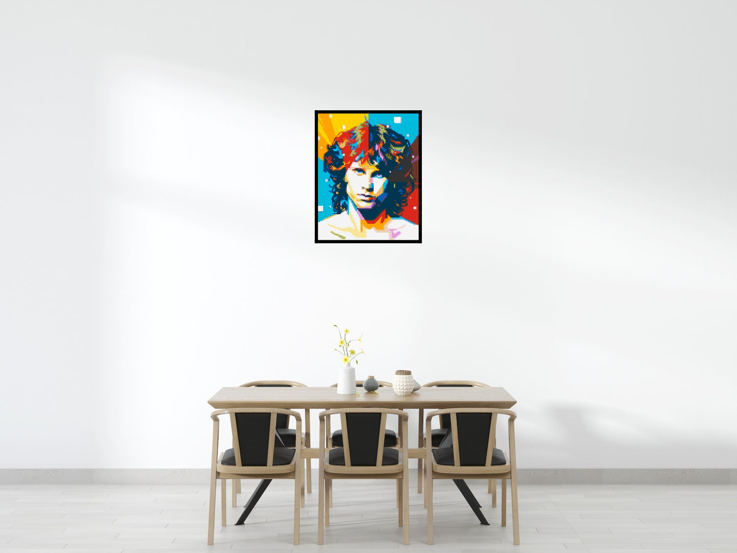 Jim Morrison - Brick Art Mosaic Kit 4x5 large