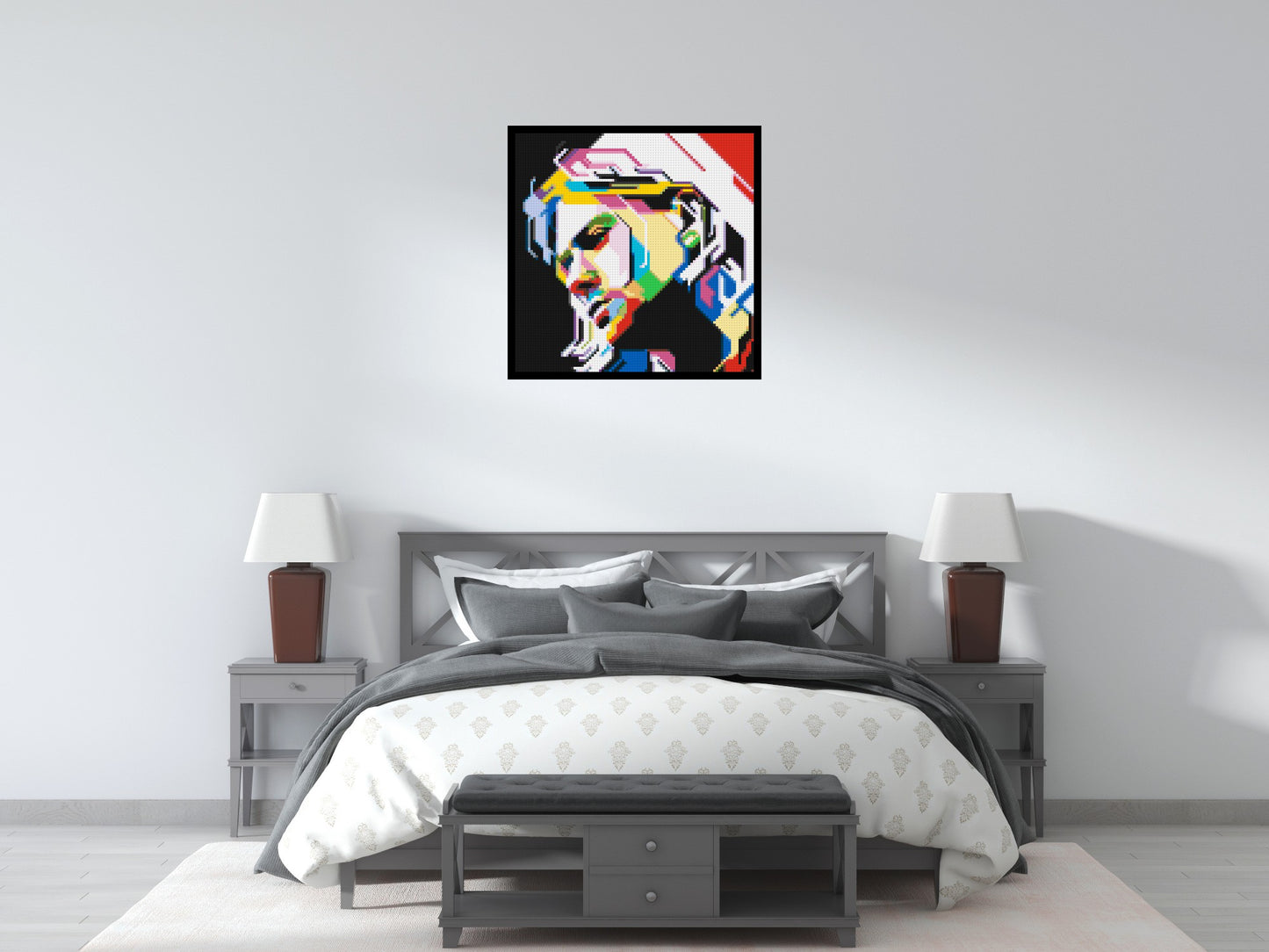 Kurt Cobain - Brick Art Mosaic Kit 4x4 large