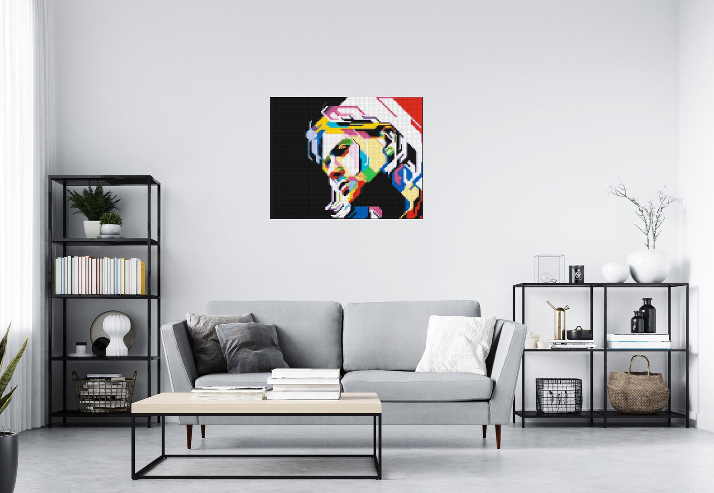 Kurt Cobain - Brick Art Mosaic Kit 5x4 large