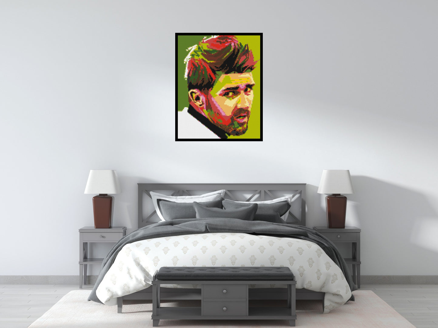 David Villa - Brick Art Mosaic Kit 4x5 large