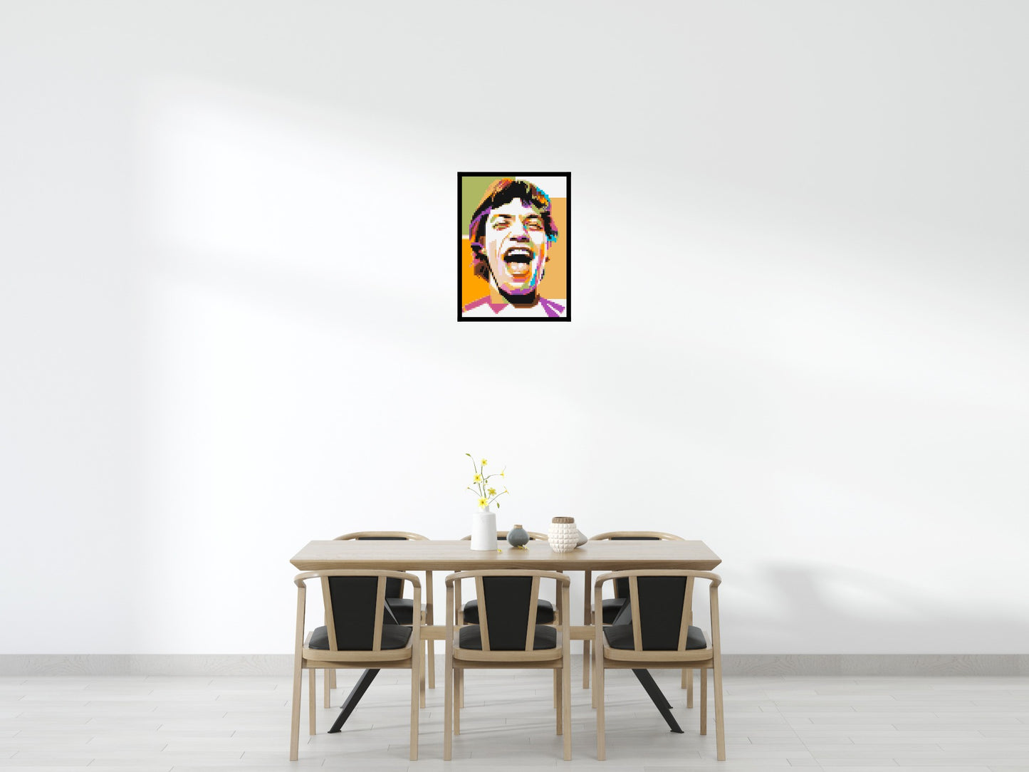 Mick Jagger - Brick Art Mosaic Kit 3x4 large
