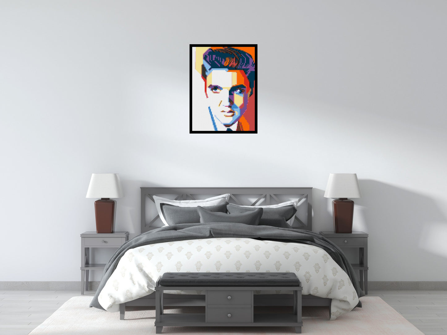 Elvis Presley - Brick Art Mosaic Kit 3x4 large