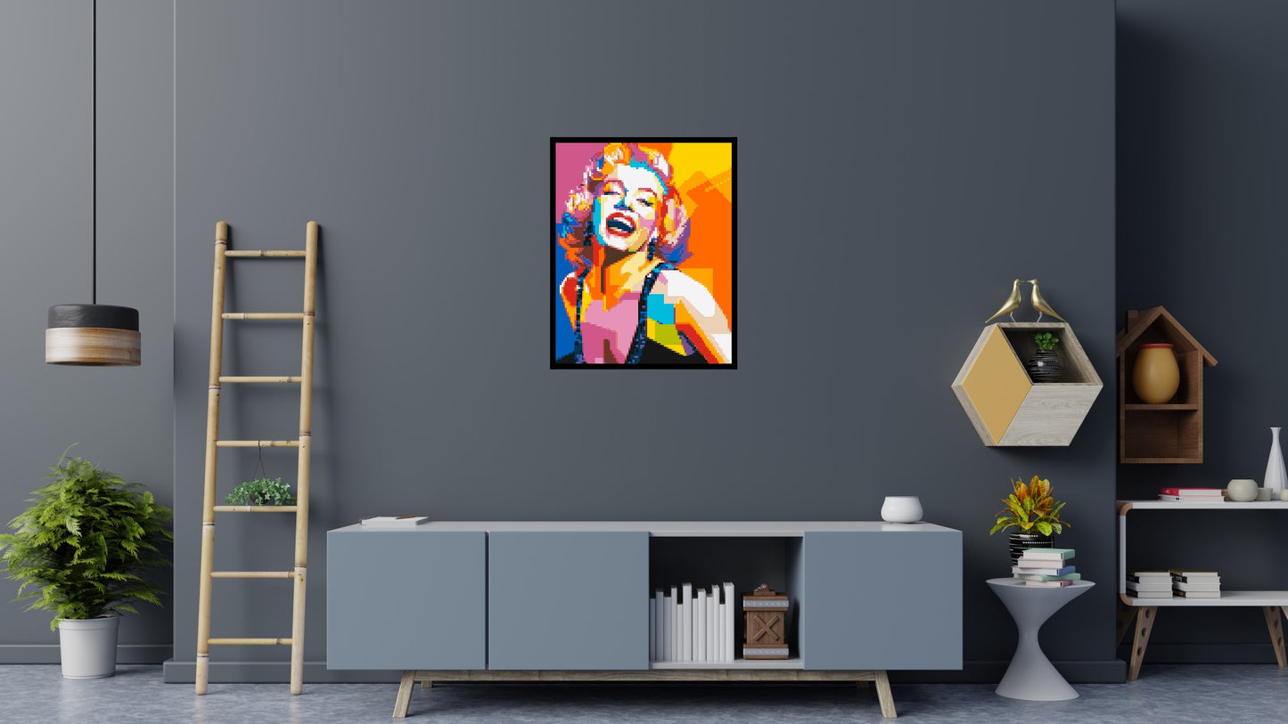 Marilyn Monroe #2 - Brick Art Mosaic Kit 4x5 large