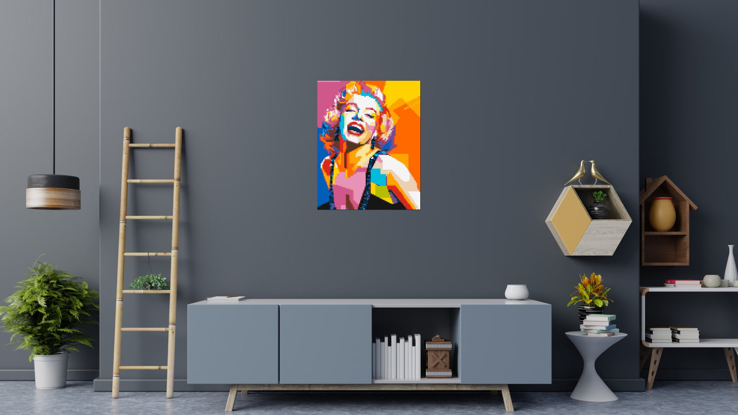 Marilyn Monroe #2 - Brick Art Mosaic Kit 4x5 large