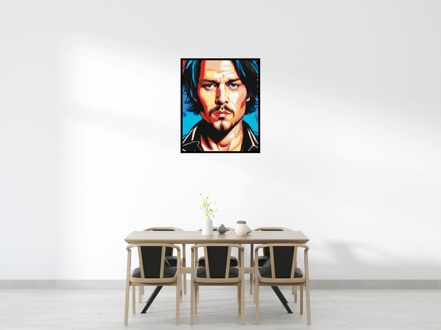 Johnny Depp - Brick Art Mosaic Kit 5x6 large