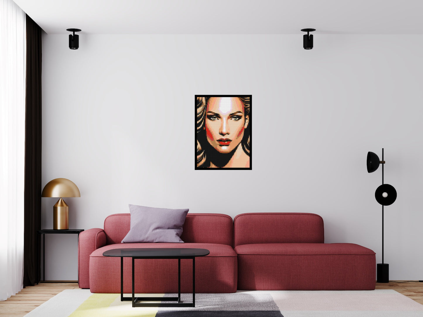 Jennifer Lopez - Brick Art Mosaic Kit 3x4 large