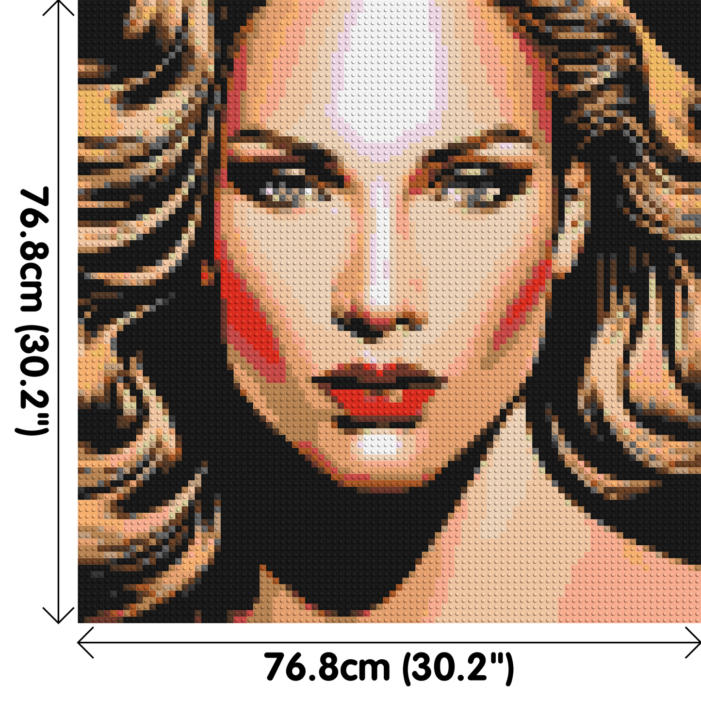 Jennifer Lopez - Brick Art Mosaic Kit 4x4 large