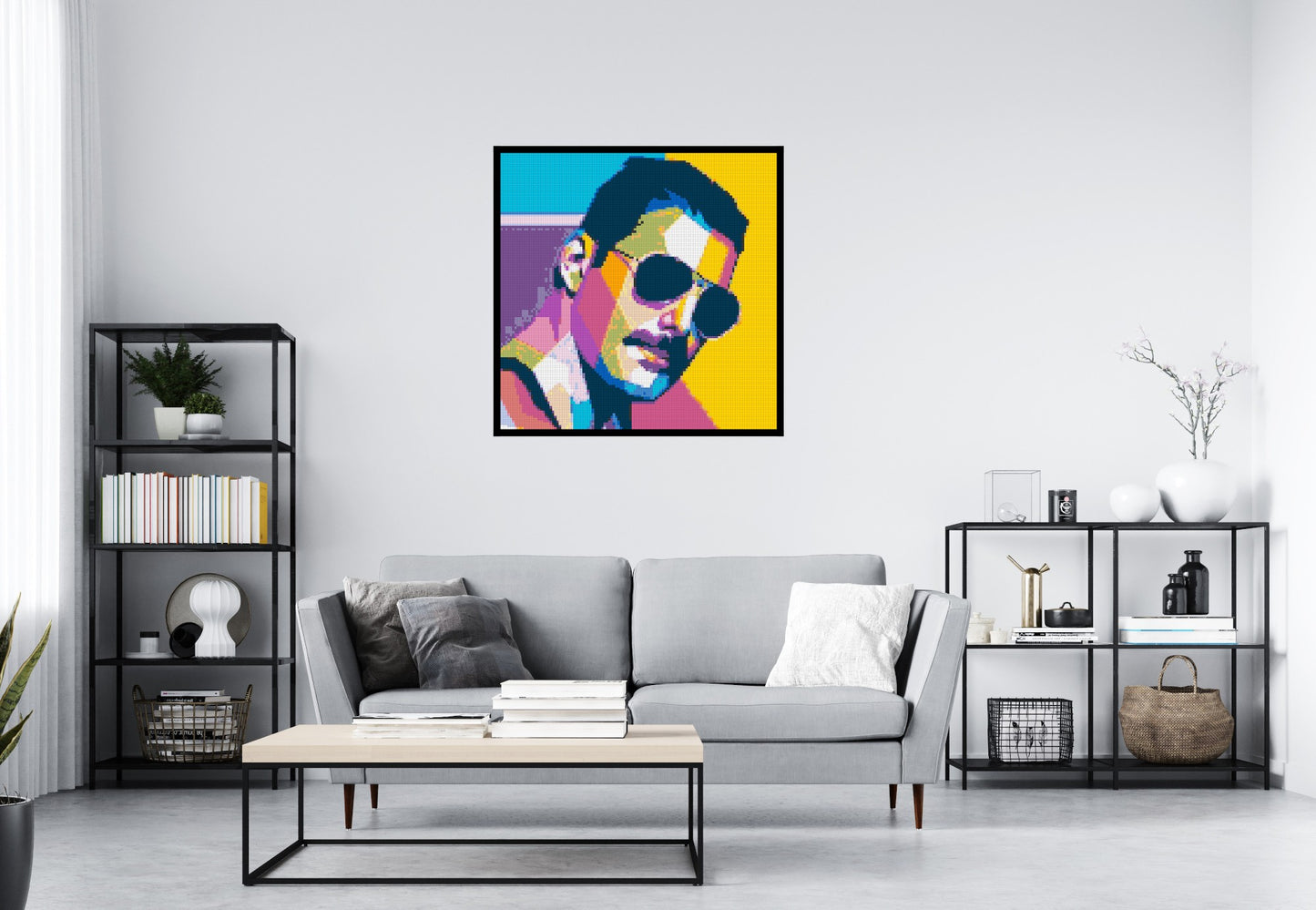 Freddie Mercury - Brick Art Mosaic Kit 5x5 large