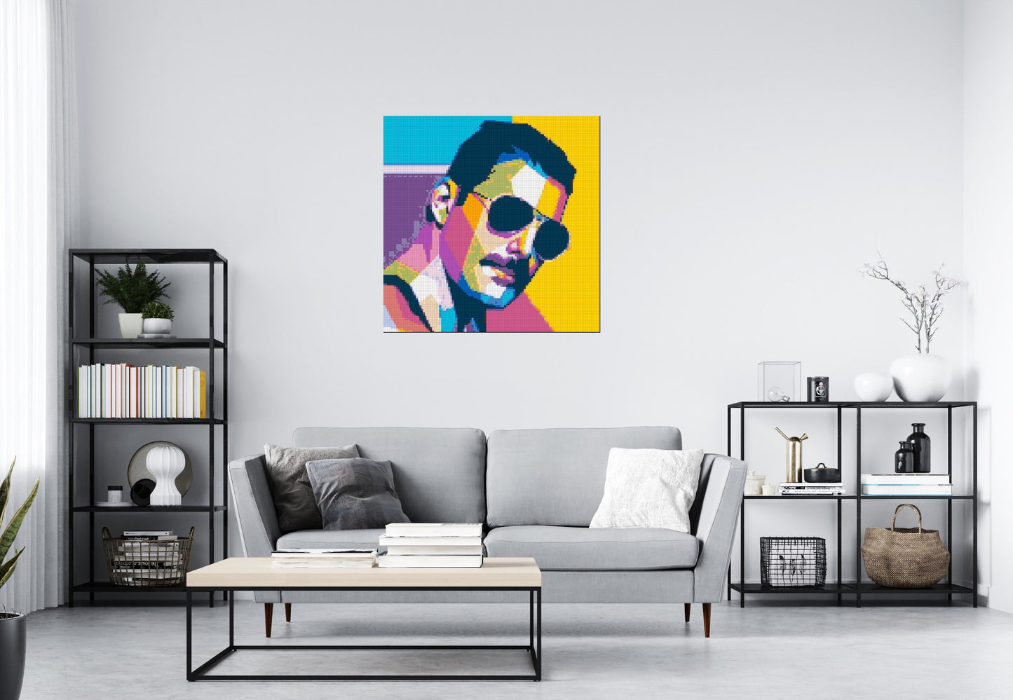 Freddie Mercury - Brick Art Mosaic Kit 5x5 large