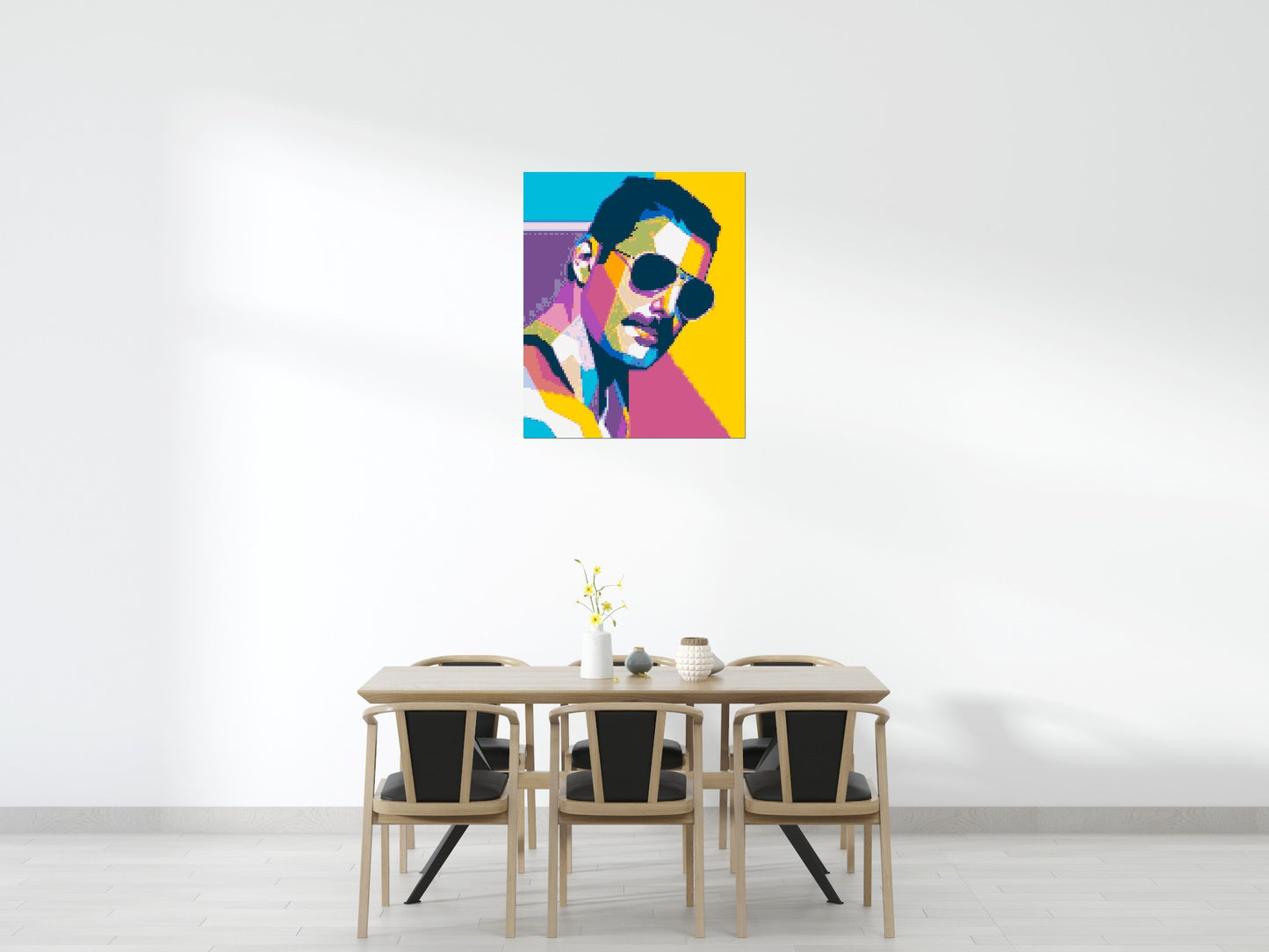 Freddie Mercury - Brick Art Mosaic Kit 5x6 large