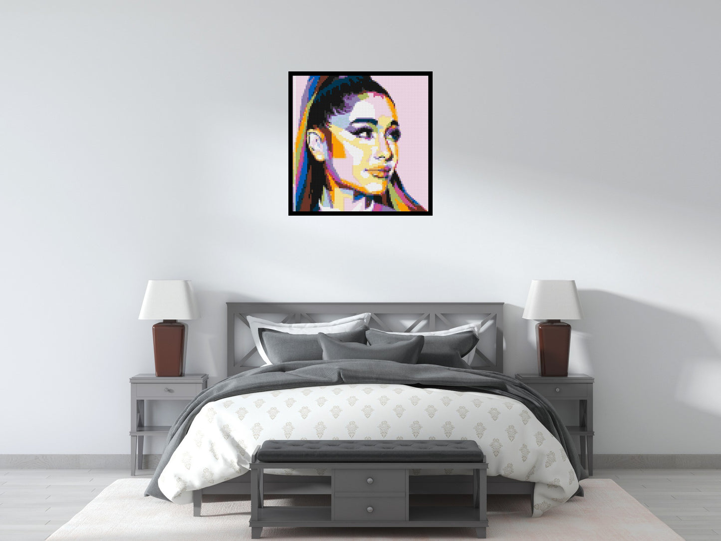 Ariana Grande - Brick Art Mosaic Kit 4x4 large