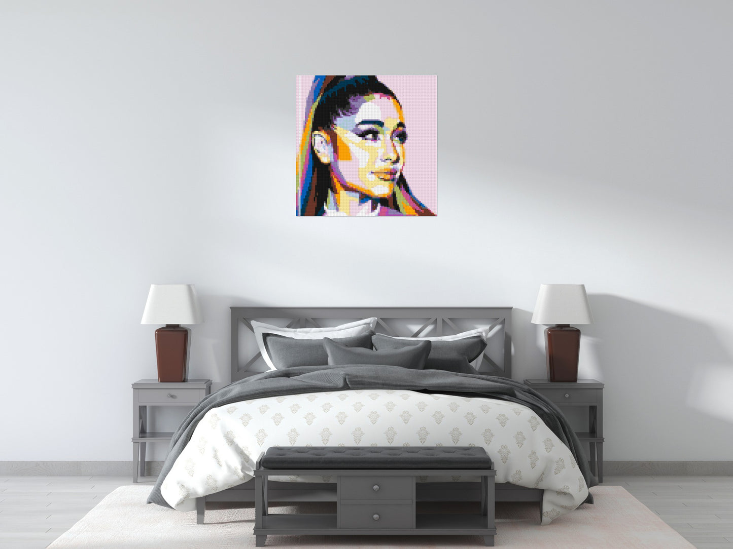 Ariana Grande - Brick Art Mosaic Kit 4x4 large