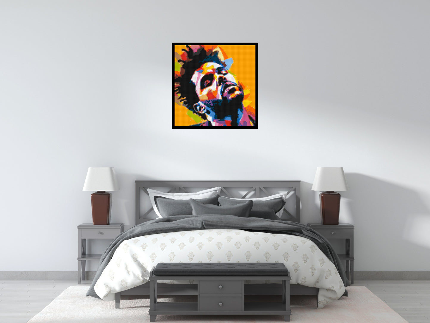 The Weeknd - Brick Art Mosaic Kit 4x4 large