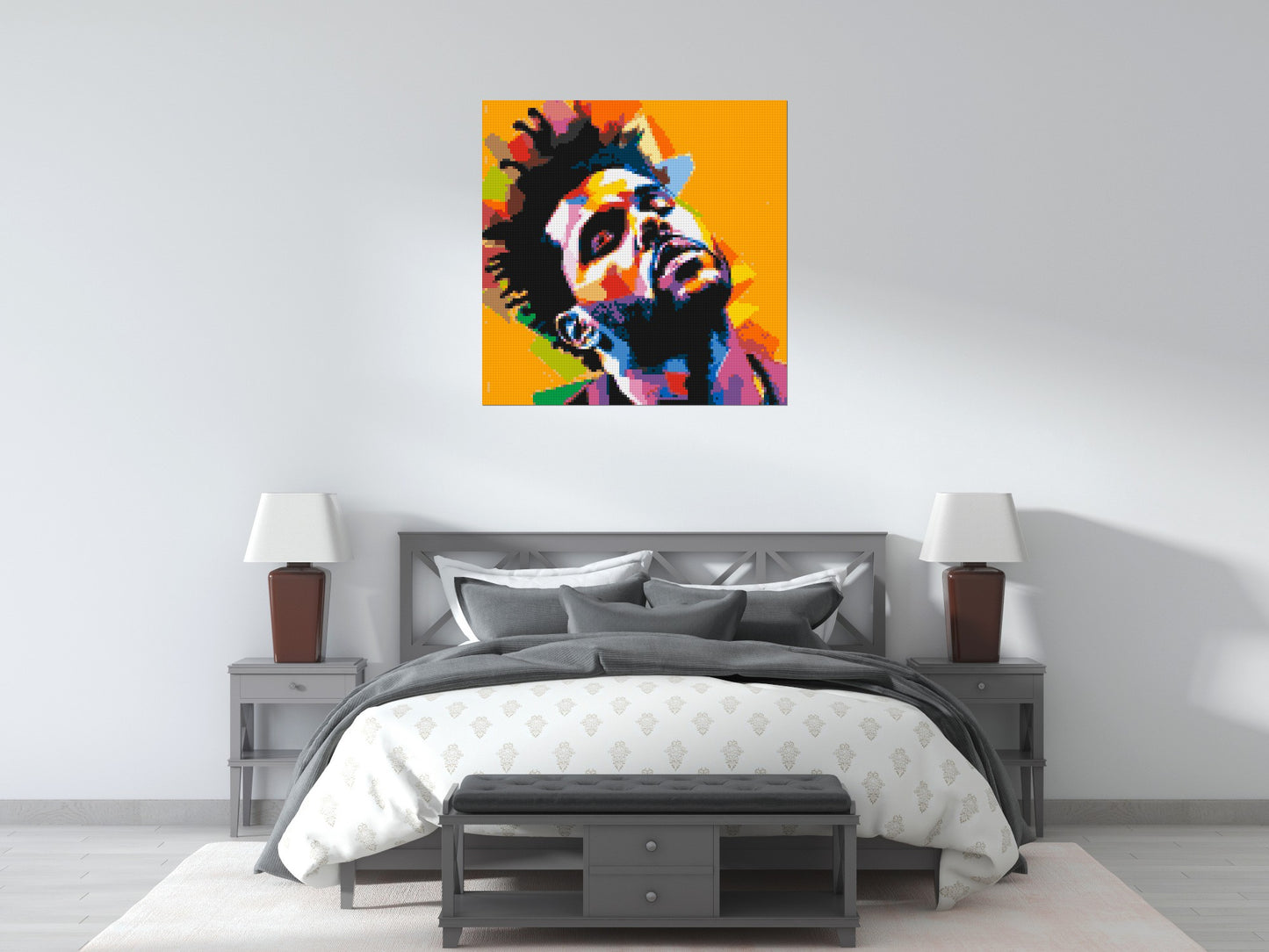 The Weeknd - Brick Art Mosaic Kit 5x5 large