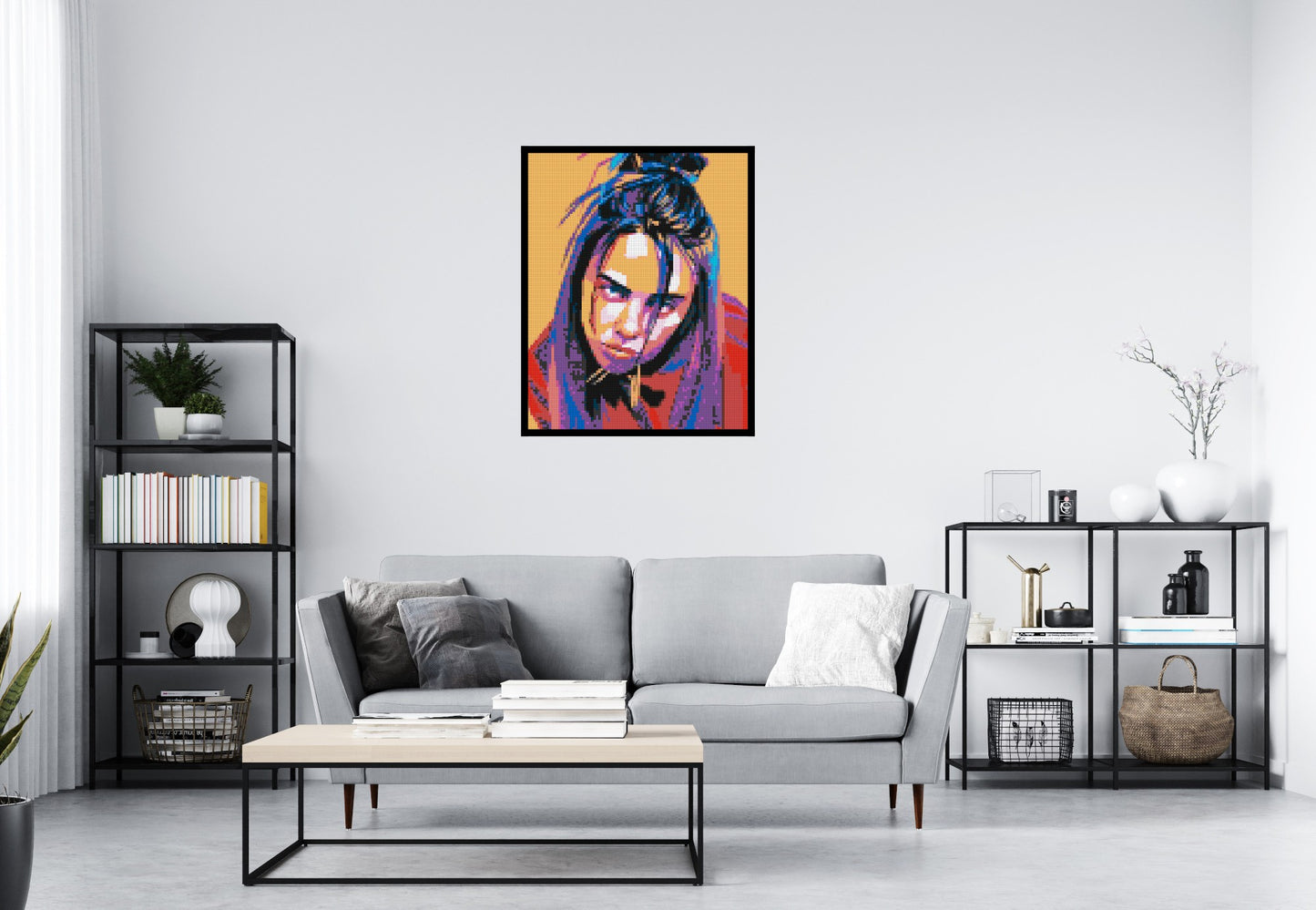 Billie Eilish - Brick Art Mosaic Kit 4x5 large