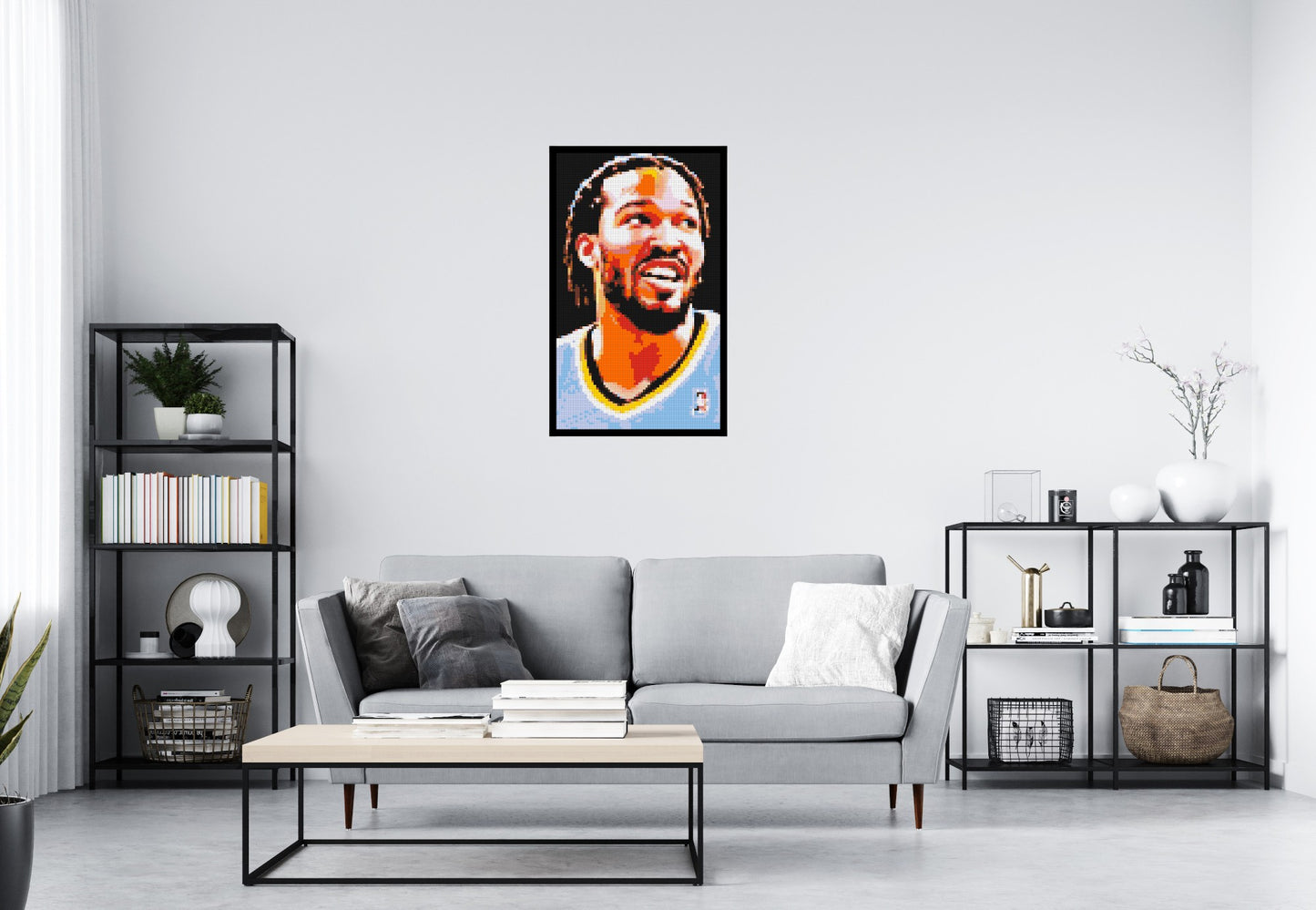 Jalen Brunson - Brick Art Mosaic Kit 3x5 large