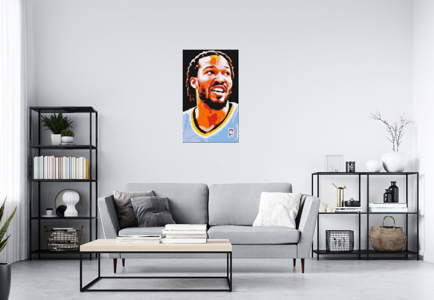 Jalen Brunson - Brick Art Mosaic Kit 3x5 large