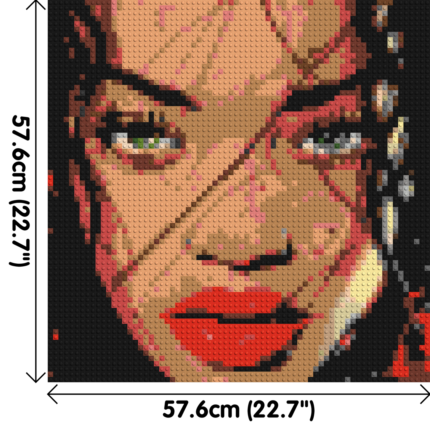 Rihanna - Brick Art Mosaic Kit 3x3 large
