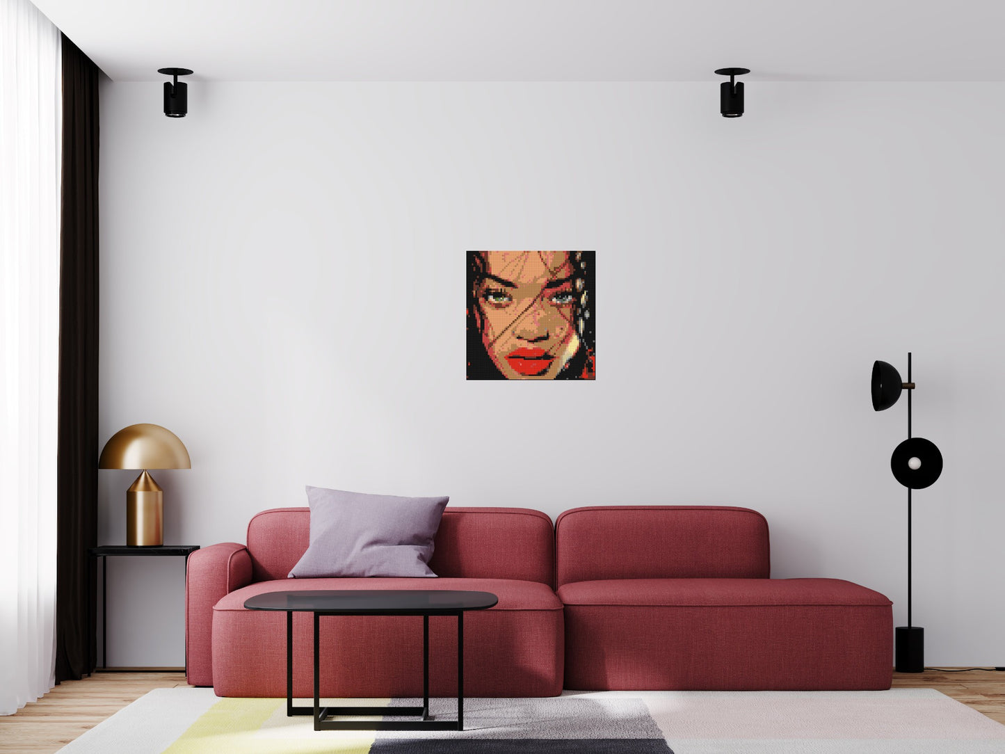 Rihanna - Brick Art Mosaic Kit 3x3 large