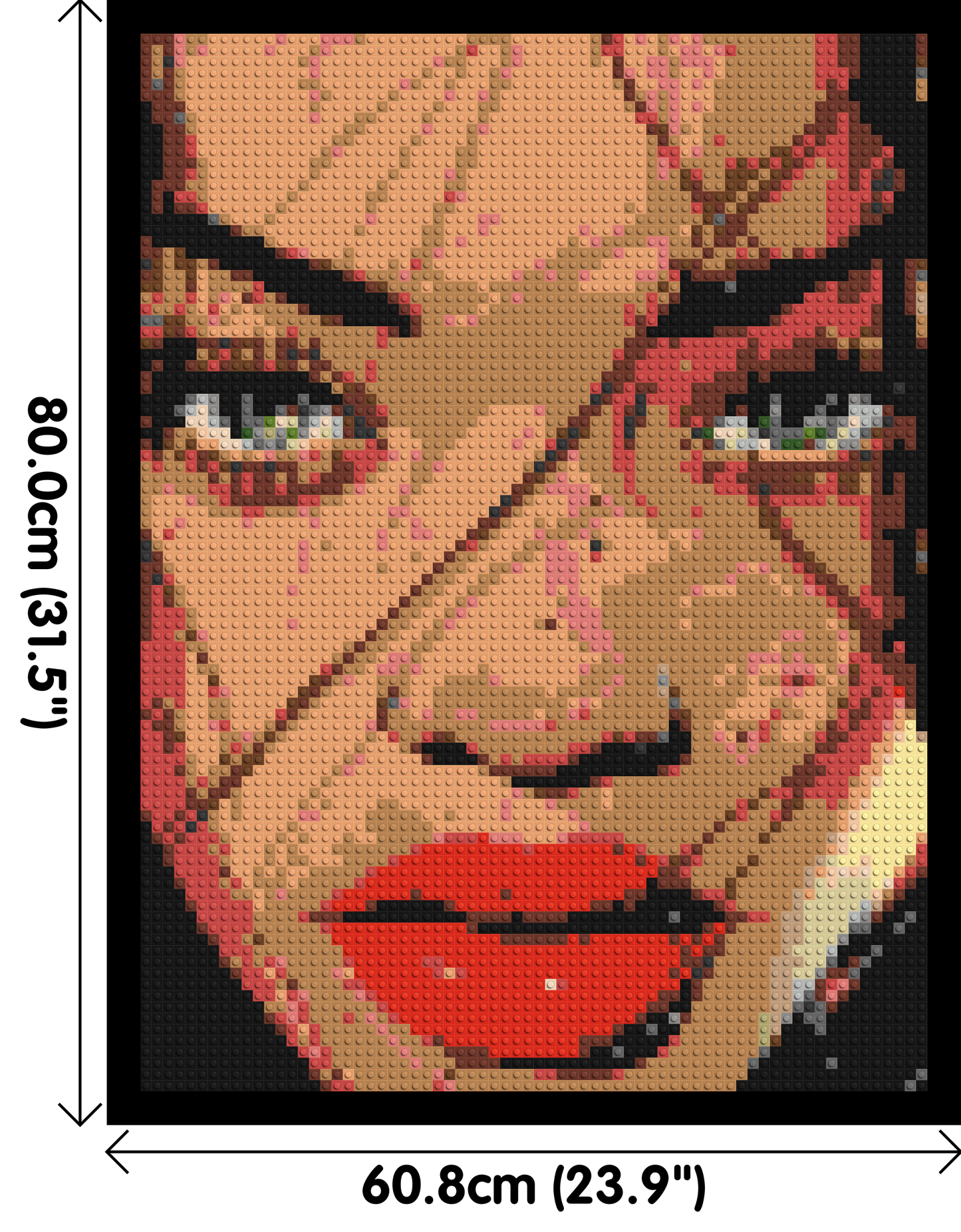 Rihanna - Brick Art Mosaic Kit 3x4 large