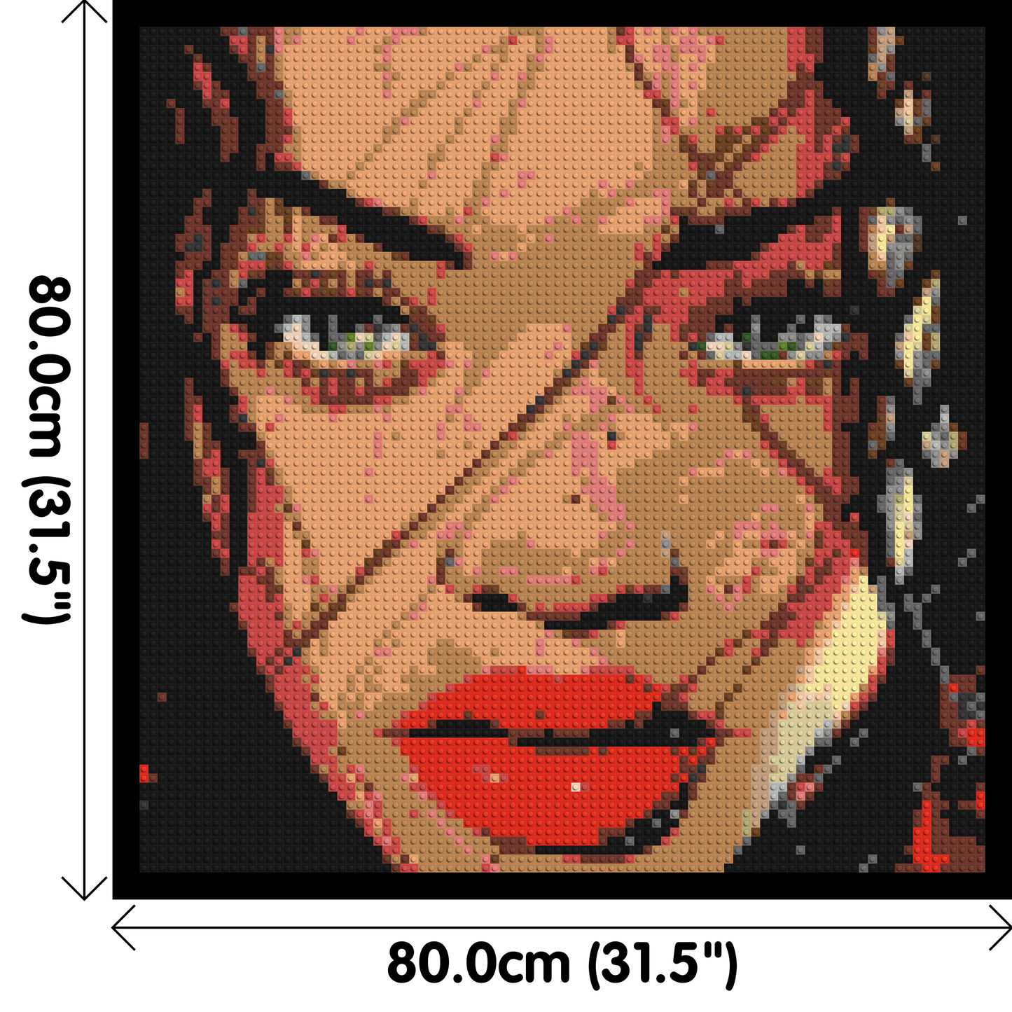 Rihanna - Brick Art Mosaic Kit 4x4 large