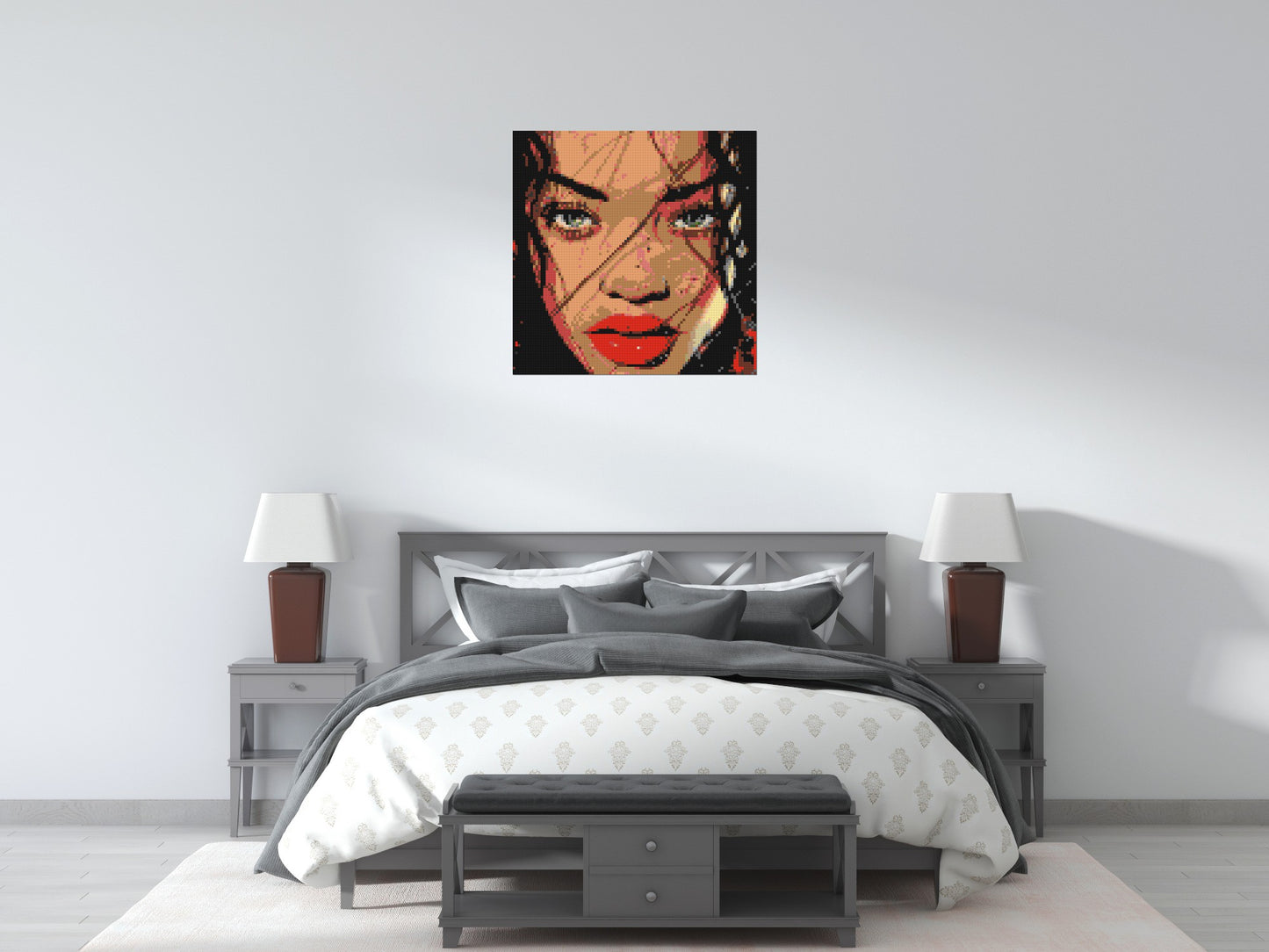 Rihanna - Brick Art Mosaic Kit 4x4 large