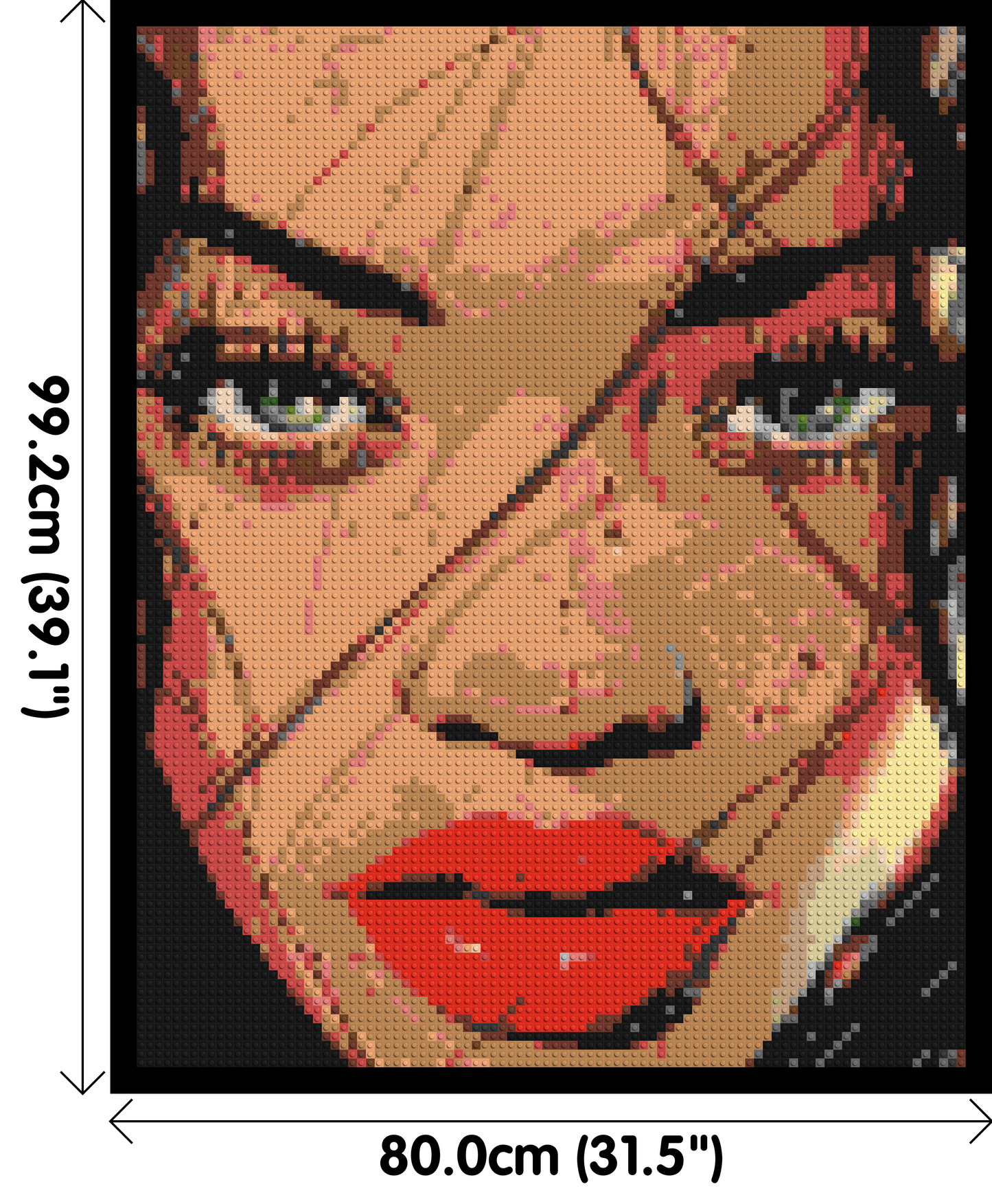 Rihanna - Brick Art Mosaic Kit 4x5 large
