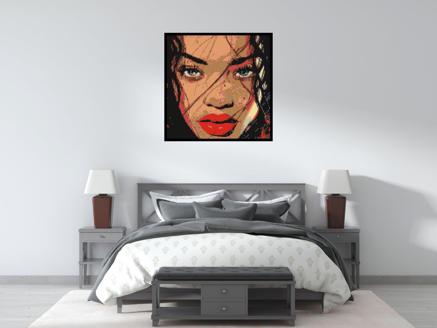 Rihanna - Brick Art Mosaic Kit 5x5 large