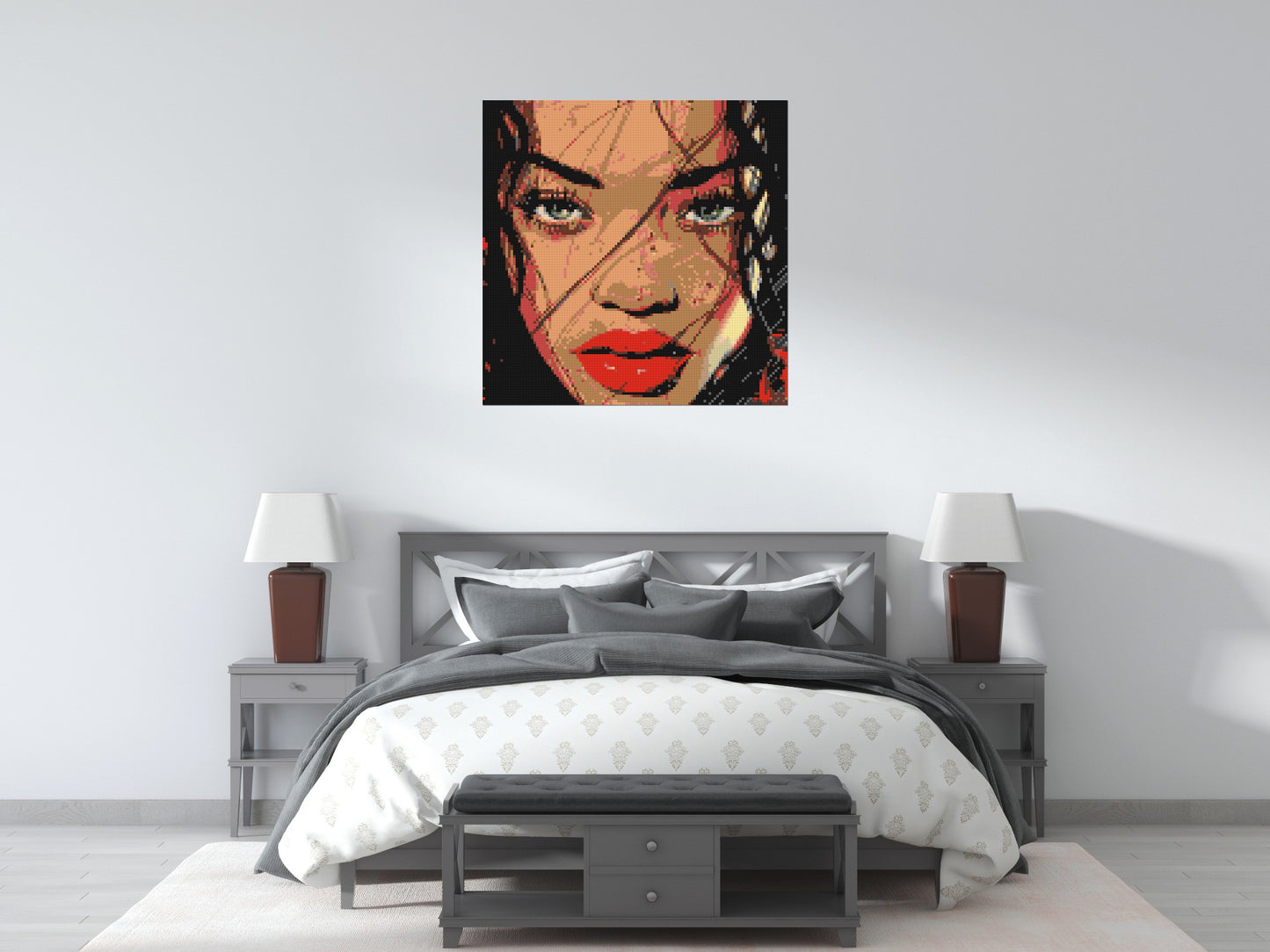 Rihanna - Brick Art Mosaic Kit 5x5 large