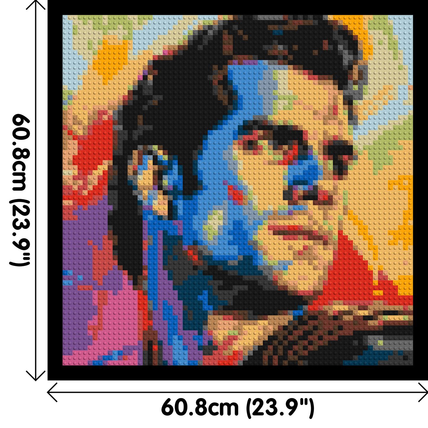 Henry Cavill - Brick Art Mosaic Kit 3x3 large