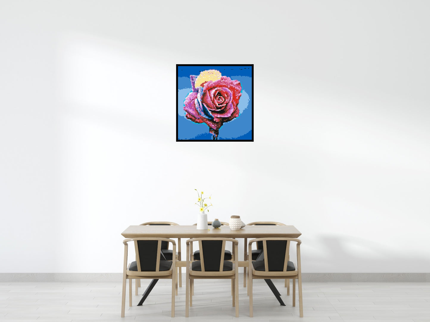 Colourful Rose - Brick Art Mosaic Kit 5x5 large