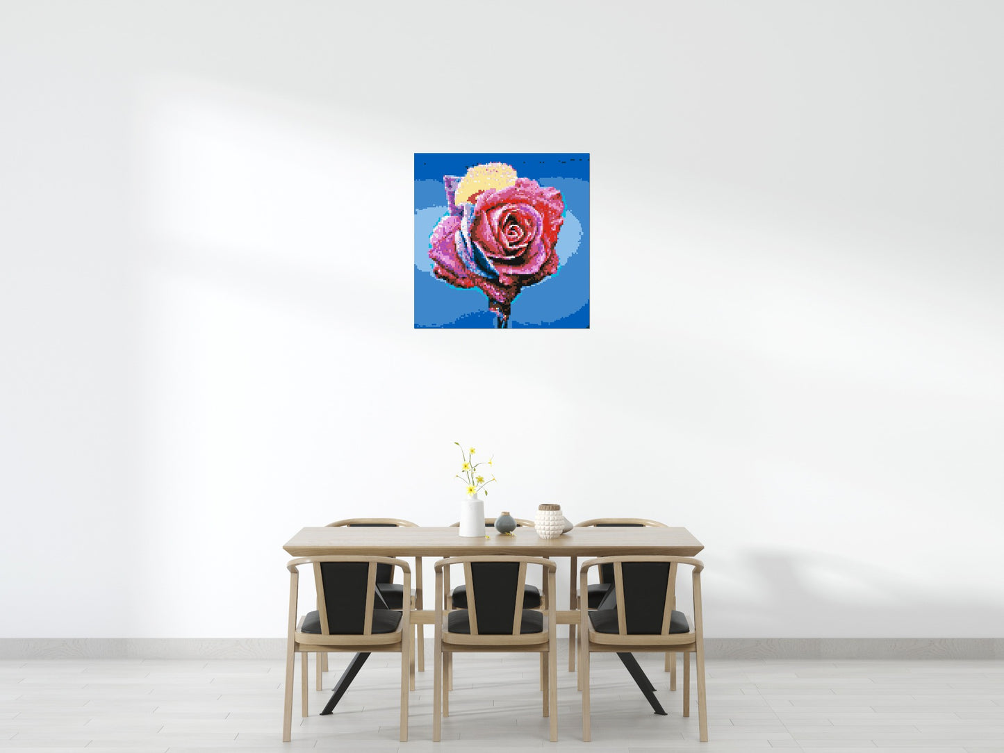 Colourful Rose - Brick Art Mosaic Kit 5x5 large