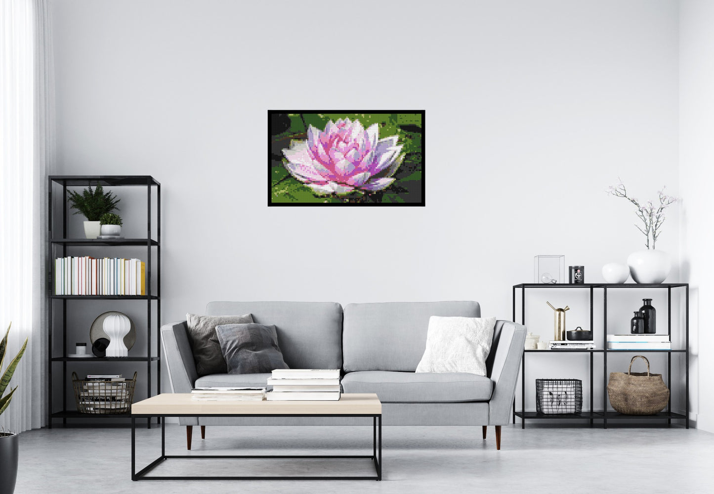 Water Lily - Brick Art Mosaic Kit 5x3 large