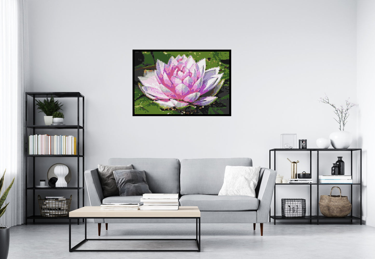 Water Lily - Brick Art Mosaic Kit 6x4 large