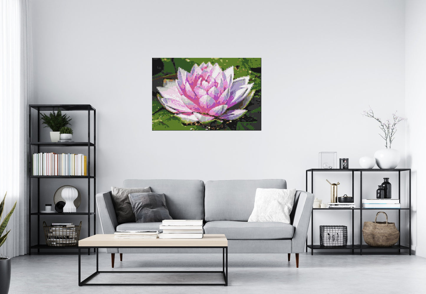 Water Lily - Brick Art Mosaic Kit 6x4 large