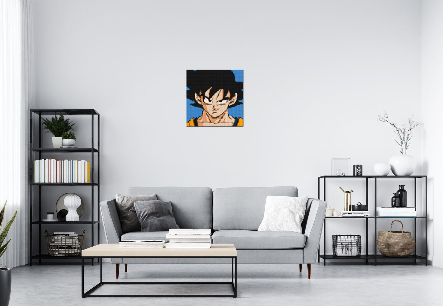 Goku - Brick Art Mosaic Kit 3x3 large