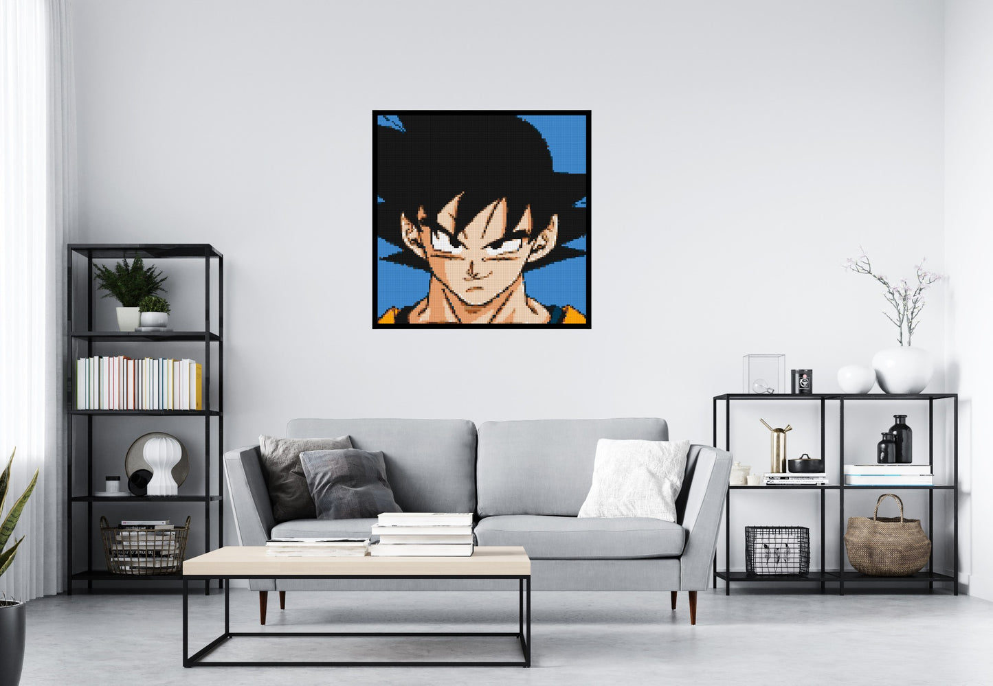 Goku - Brick Art Mosaic Kit 5x5 large