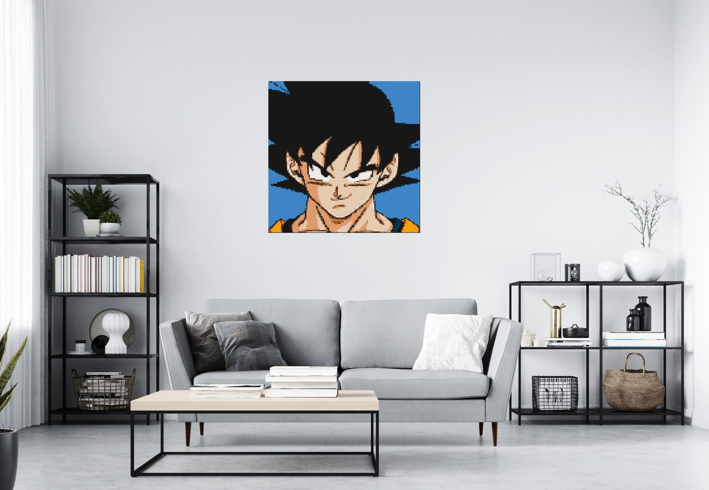 Goku - Brick Art Mosaic Kit 5x5 large